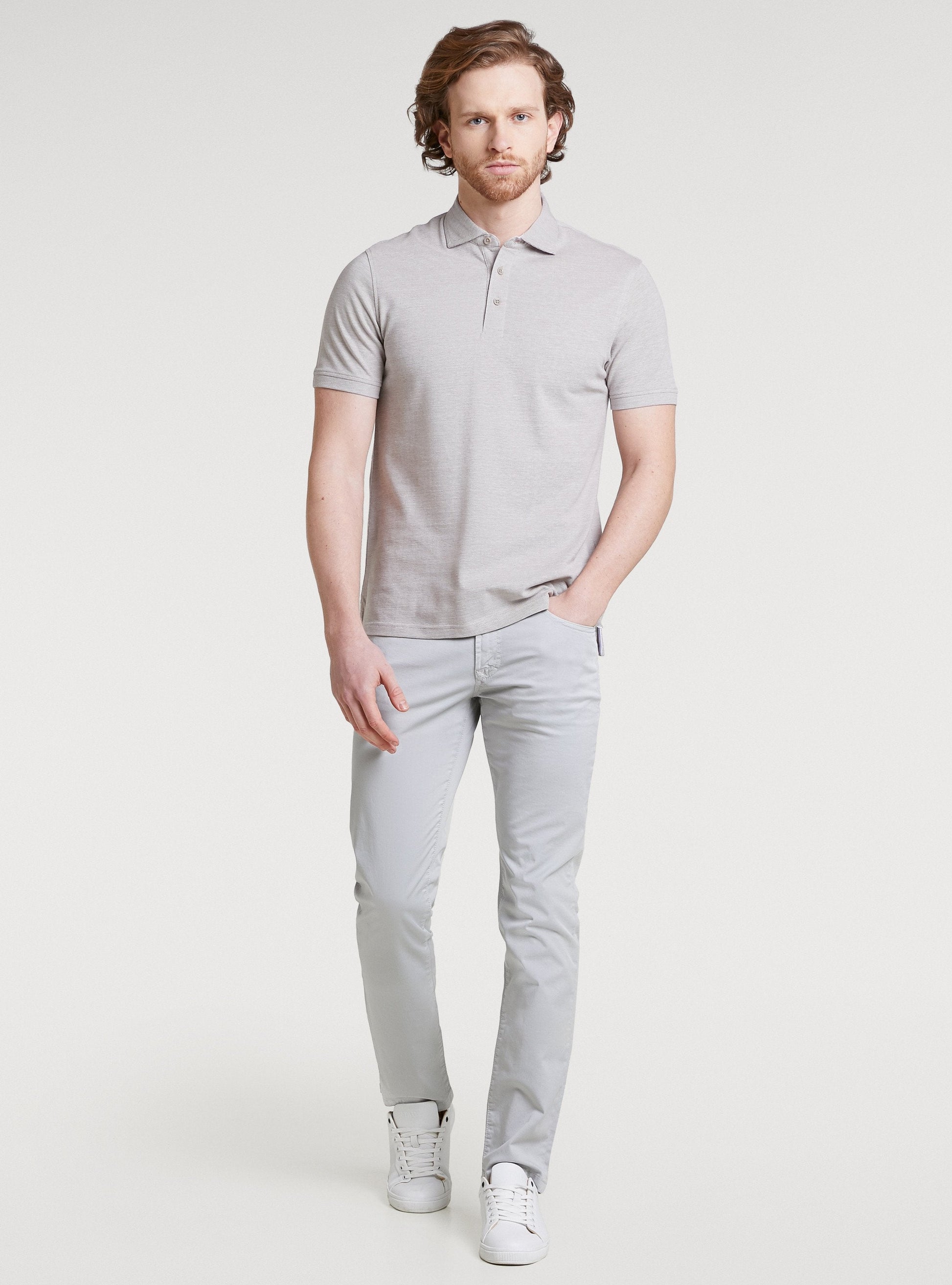 Pantalone cinque tasche gabardine-1