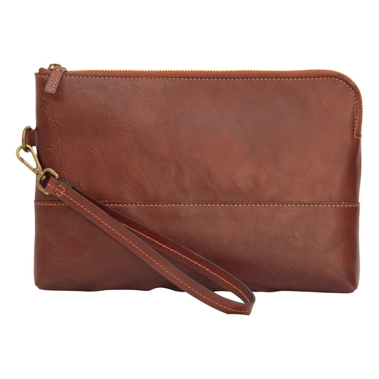 Full grain calfskin document case - brown-0